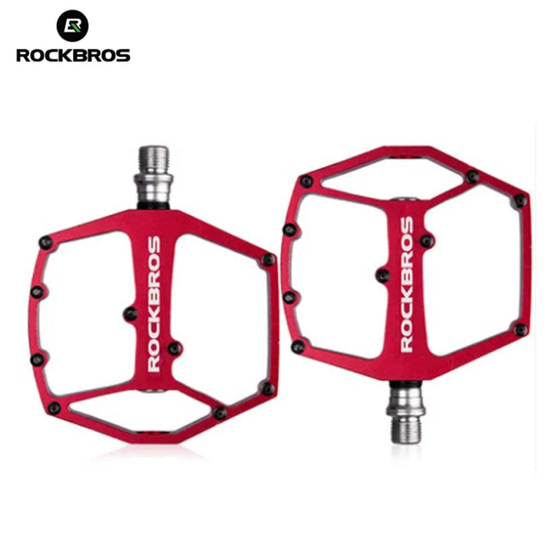 

ROCKBROS Ultralight Bicycle Pedal Aluminum Alloy Removable Cleat waterproof Bike Pedal Part Antislip Durable Mountain Bike Pedal