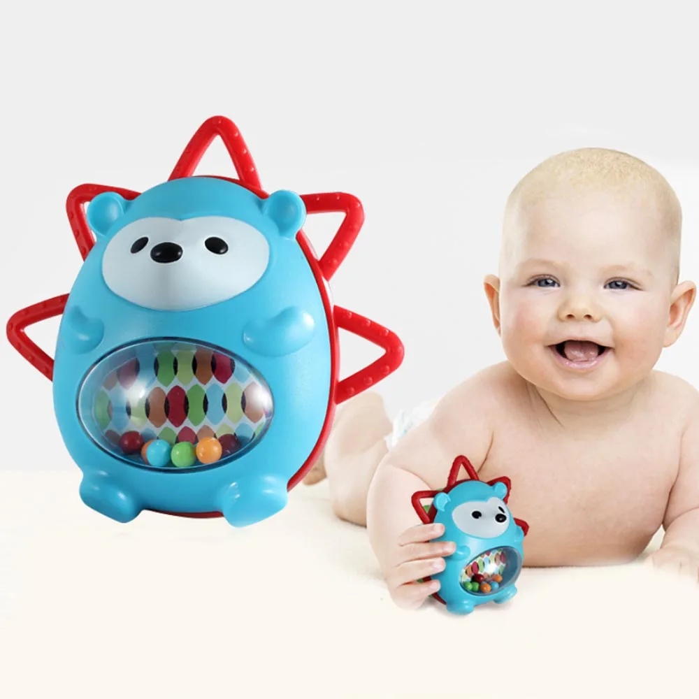 

Baby Soft Hollow Rattle Toys Animal Teether Ball Educational Toy Gift Molar Tooth Sticks Hanging Wind Chimes Ringing Hand Bell