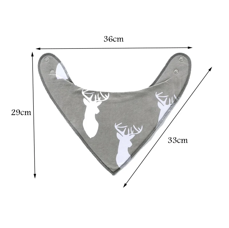 Детские Мультяшные нагрудники с рисунком лисы треугольная бандана Кормление новорожденных комбинезон вещи слюнявчик slabbetjes вытирания