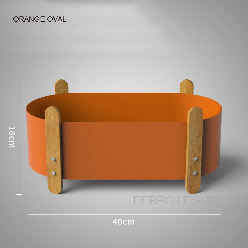 orange oval