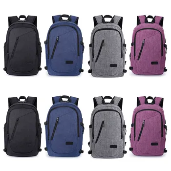 

THINKTHENDO A/B Style Men Women Backpack School Bag Shoulder Bag Safe Security Lock Theft Proof Oxford Strap New