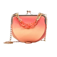 Badouqiu Fashion PU Leather Women Messenger Bag Lady Gradient Ramp Shoulder Bag Chain Brand Small Designer Mini Crossbody Bag A5 Badouqiu Fashion PU Leather Women Messenger Bag Lady Gradient Ramp Shoulder Bag Chain Brand Small Designer Mini Crossbody Bag A5