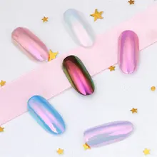 Блестящий титановый порошок для ногтей зеркальная мука зеркальный порошок супер тонкий Блестящий металлический порошок