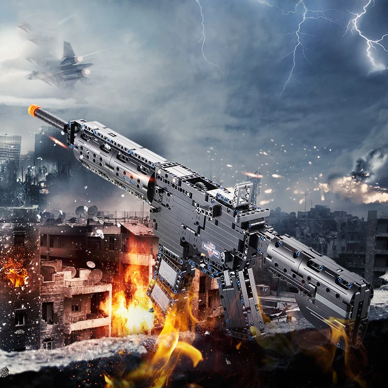 Can Shooting GUN Revolver Pistol Technic Call Military Duty Building Blocks Brick Weapon SWAT pubg ww2 Toys For Boys