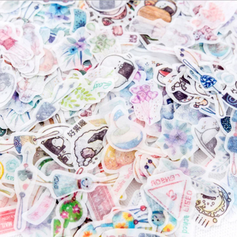 

40 Pcs/lot refreshing flower mini paper sticker decoration stickers DIY ablum diary scrapbooking label sticker kawaii stationery