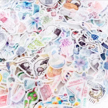 

40 Pcs/lot refreshing flower mini paper sticker decoration stickers DIY ablum diary scrapbooking label sticker kawaii stationery