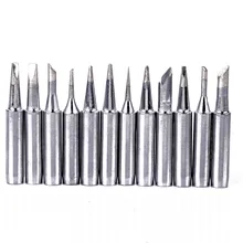 12 шт./лот 900M-T паяльник наконечник бессвинцовый паяльник наконечник для 936/937/928 паяльная станция инструмент