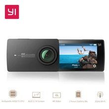 YI 4K Action Camera International Version Edition Ambarella A9SE Sports Mini Camera ARM 12MP CMOS 2.19″ 155 Degree EIS LDC WIFI
