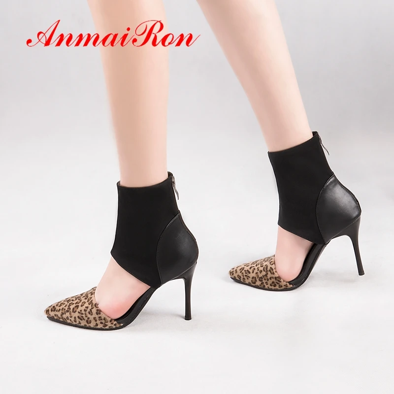 

ANMAIRON 2019 Basic Super High zapatos de mujer women sexy fashion shoes Pointed Toe Party women heels size 34-43 LY2099
