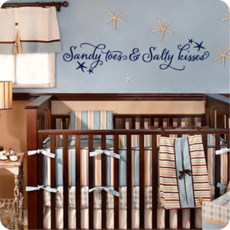 Us 7 9 Beach Quotes Wall Stickers Ocean Starfish Vinyl Lettering Baby Nursery Decals For Kid S Room Children Wallpaper 613q In Us 7 9 Beach Quotes Wall Stickers Ocean Starfish Vinyl Lettering Baby Nursery Decals For Kid S Room Children Wallpaper 613q In
