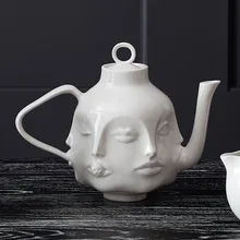 Мужской чайник для лица с рукояткой Адлер Муса лицо белый чайник