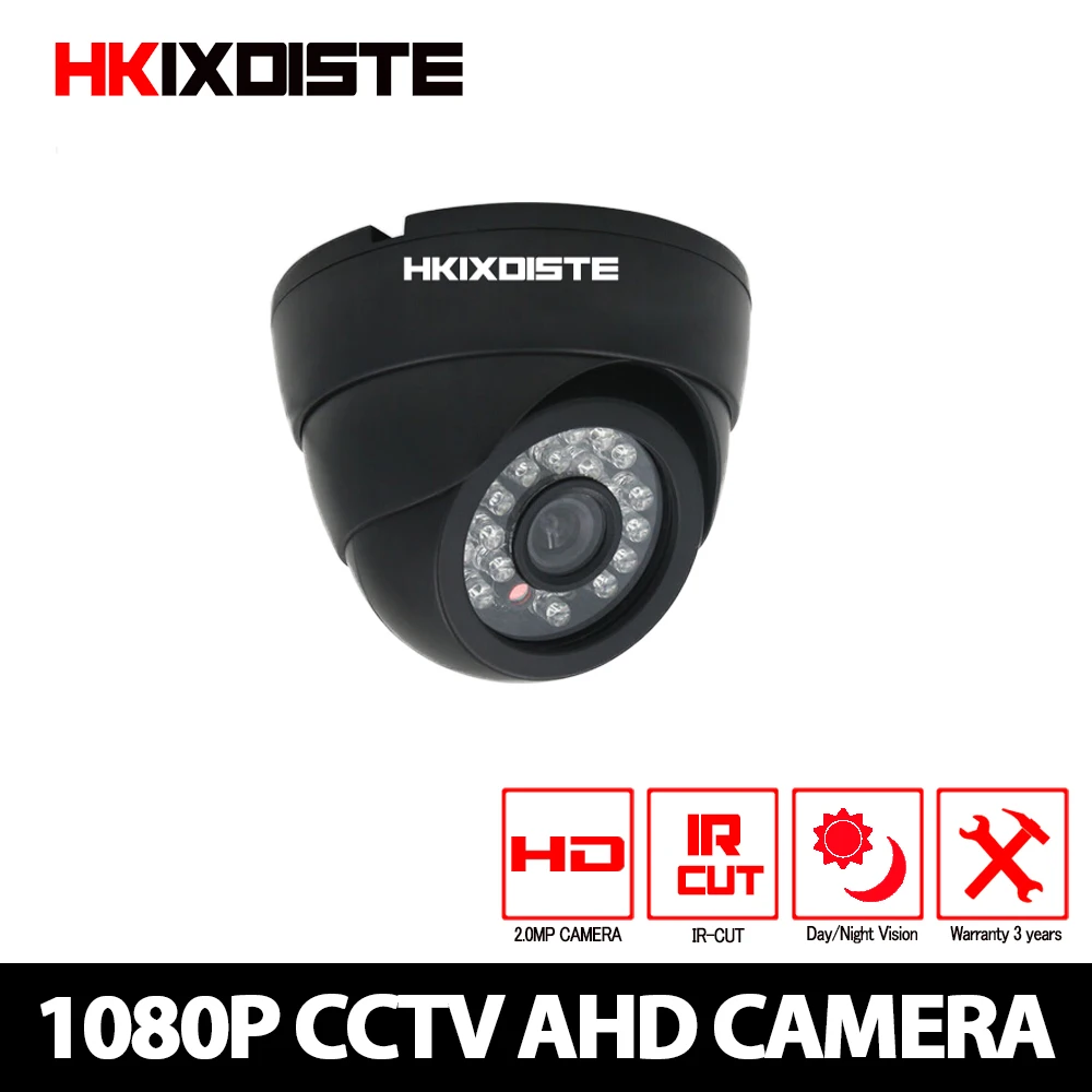 HKIXDISTE AHD CCTV Camera CCD IR Cut Filter Microcrystalline IR Leds 1MP/1.3MP 2MP AHD Camera 720P 1080P Dome Security Camera HKIXDISTE AHD CCTV Camera CCD IR Cut Filter Microcrystalline IR Leds 1MP/1.3MP 2MP AHD Camera 720P 1080P Dome Security Camera