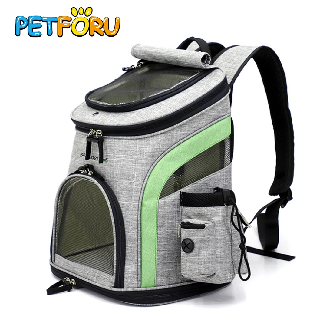 PETFORU Открытый портативный рюкзак для домашних животных с поддержкой собаки кошки