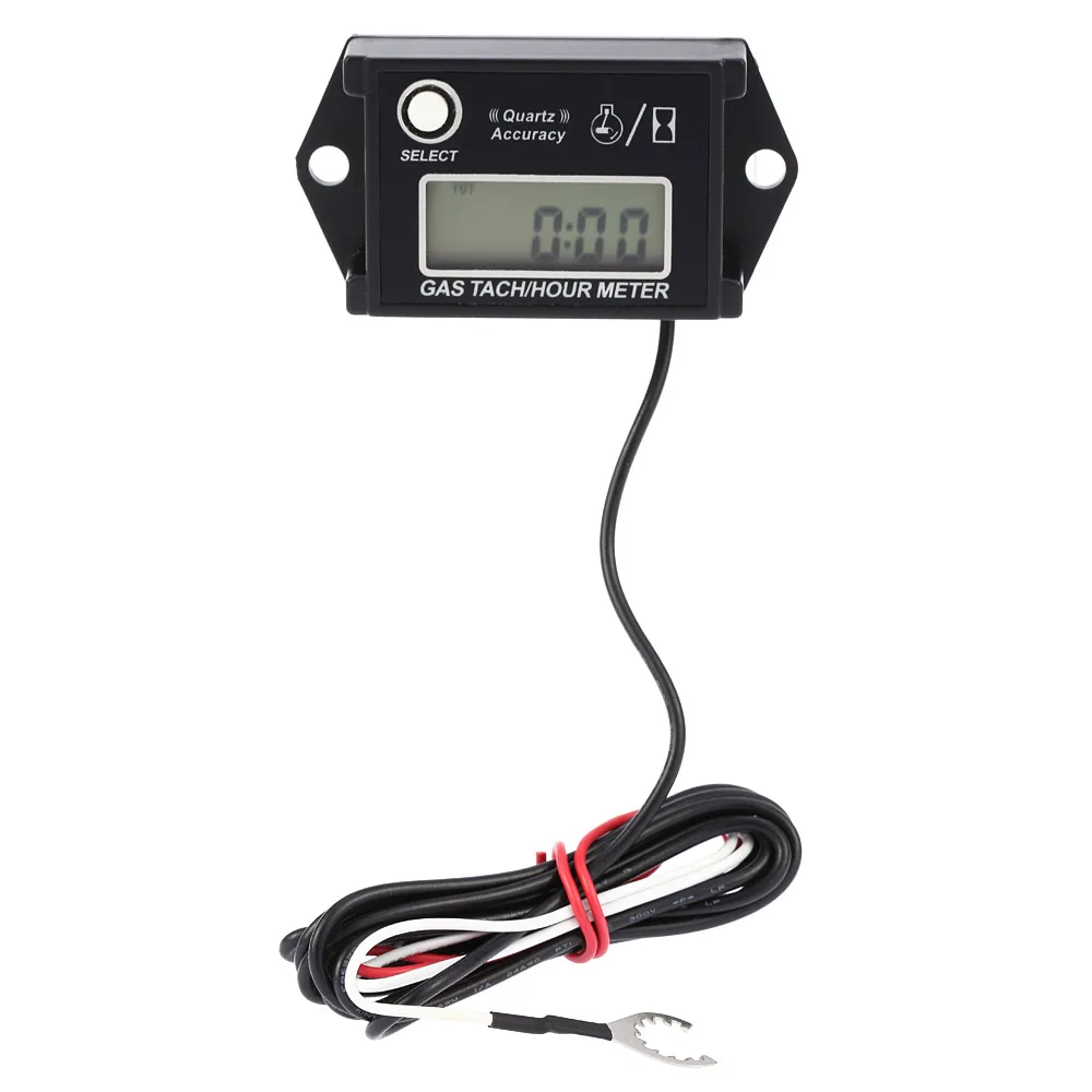 New Arrival LCD Digital Tachometer Tach/Hour Meter RPM Tester termometro for 2/4 Stroke Engine Motorcycles tachometer motor