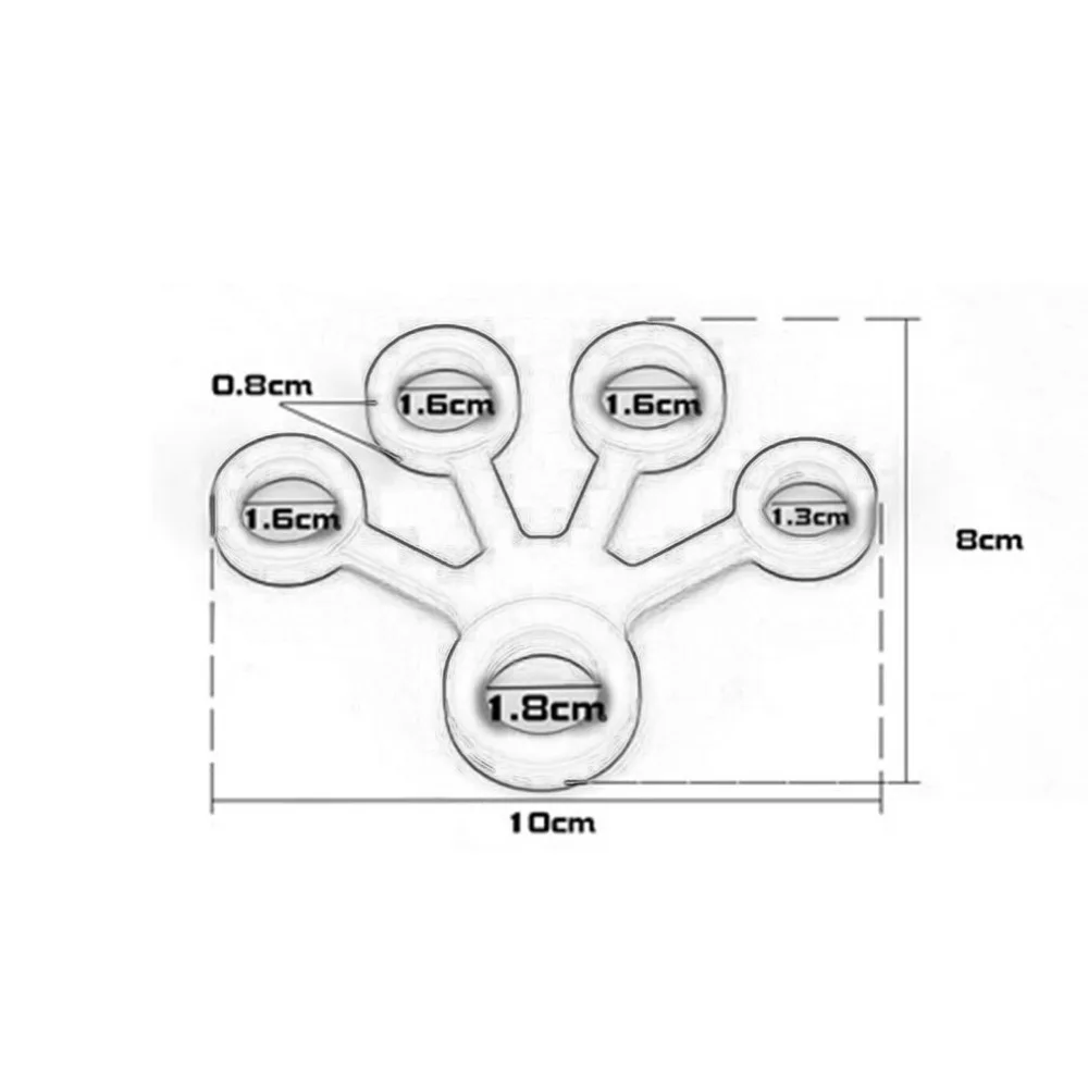 Зажим для пальцев резинки растягиватель для пальцев силиконовый ручной Тренажер ручка эспандер запястья тренажер оборудования для фитнеса 3 прочности