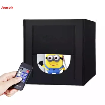 

LED Studio Photography lamp Mini photo flexo box 60cm simple photography light box 60CM-2 lamp strip with carring bag CD50 T07