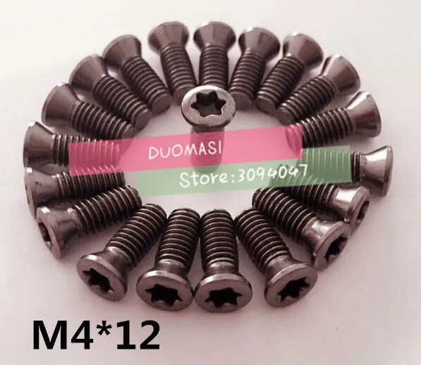 

50pcs M4.0*12mm CNC lathe tool spare screws Torx screws