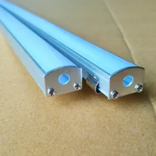 30 шт./лот, 2 meter/pcs светодиодная алюминиевая полоса профиль на открытом воздухе Применение с матовым покрытием и конец Шапки