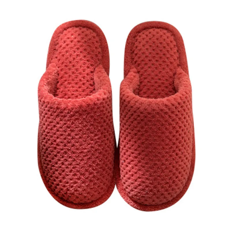 

2019 New cotton slippers winter warm home slippers couples men and women home indoor warm XDX02