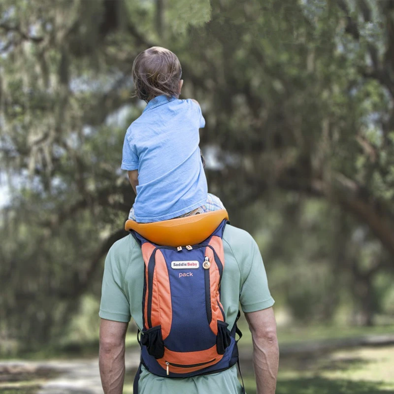Mochila portátil de viaje para bebé, mochila de senderismo para niños pequeños, para exteriores, manos libres, trasportines al hombro, correa para silla con marco de Montañismo|Mochilas y bolsas| -