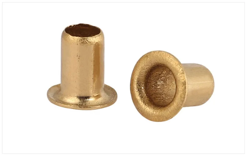 

GB867-86 copper alloy eyelet rivets M0.9 M1.3 M1.5 M1.7 M2 M2.3 M2.5 M3 M3.5 M4 M5 M6 rivet full hollow rivet through hole rivet
