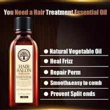 Продукты по уходу за волосами эфирное масло блестящее и мягкое волокно для волос предварительно завивающий Восстанавливающий сухой спилок увлажняющее масло для корня волос