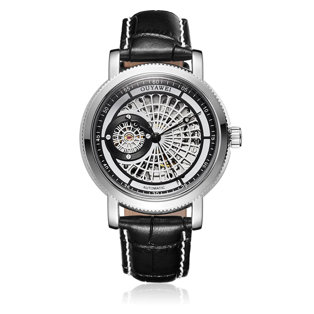 automatic watch men-black