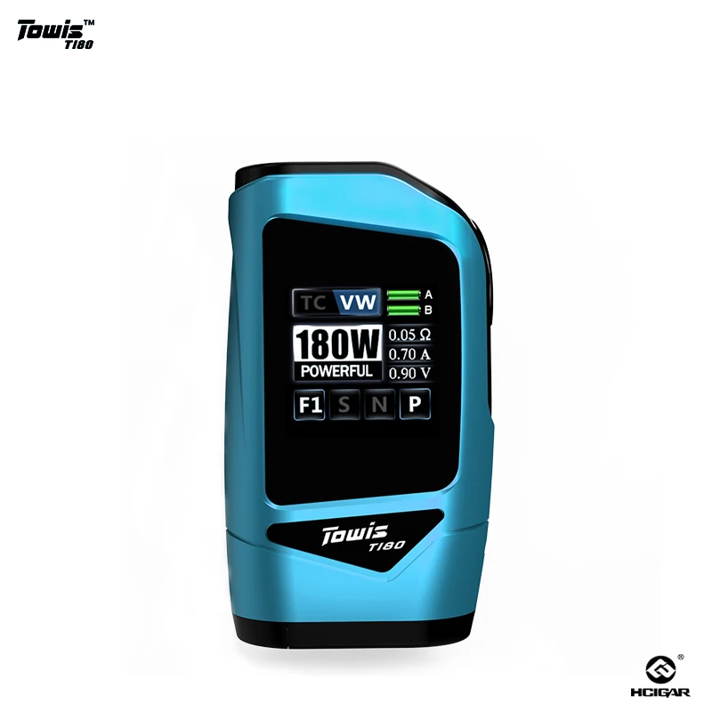 Original Hcigar Towis T180 Touch Screen Mod Box with XT180 Chipset Output 5-180 W TFT Color Screen E-cigarette Mod Fit RDA 510 Original Hcigar Towis T180 Touch Screen Mod Box with XT180 Chipset Output 5-180 W TFT Color Screen E-cigarette Mod Fit RDA 510