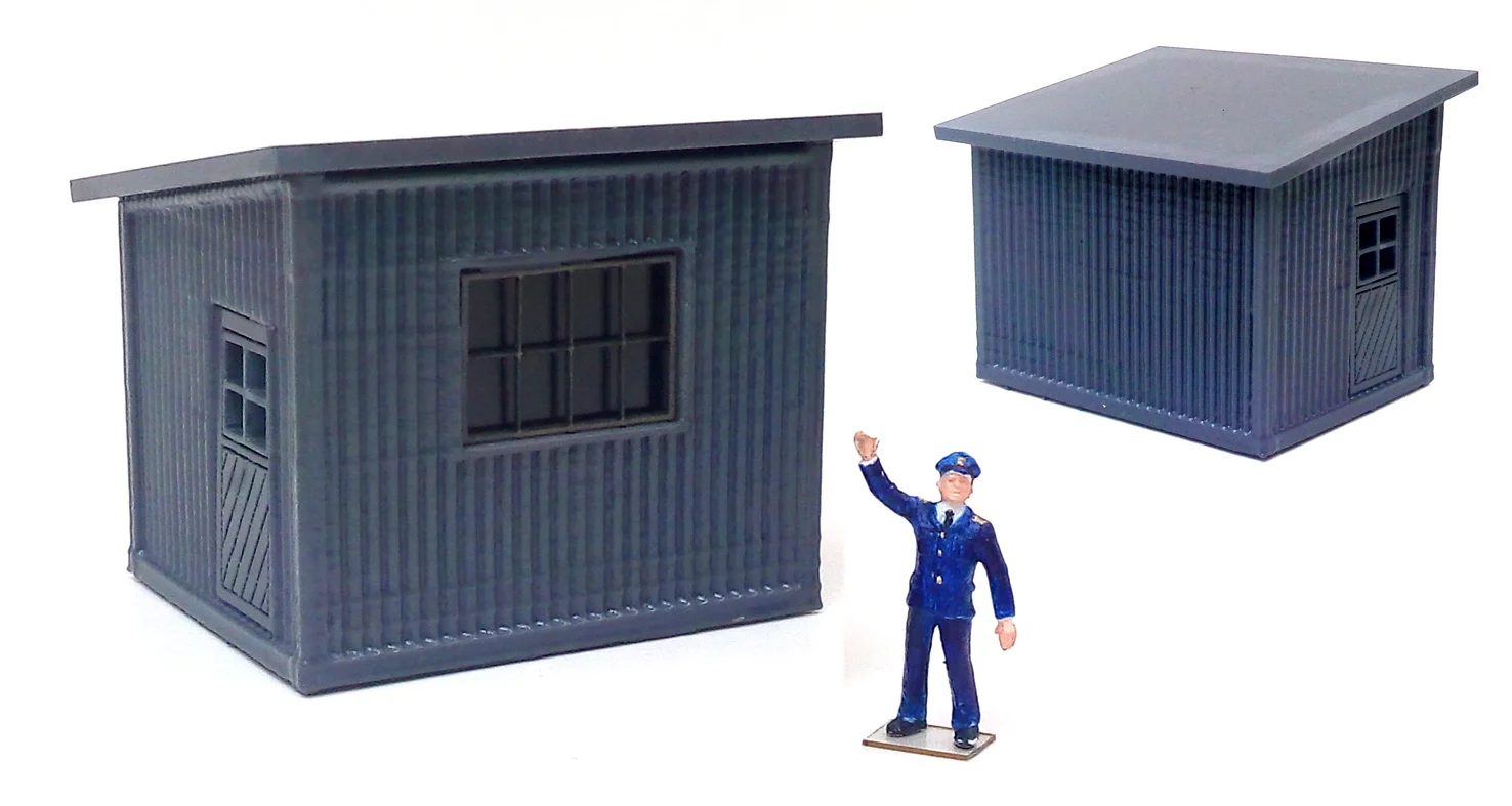 

1:87 Architecture Sand table model trainsand table building HO small iron house