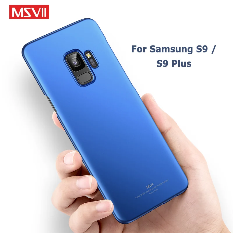 MSVII Чехлы для Samsung Galaxy S9 Plus тонкий матовый чехол Жесткий Чехол S 9 Plus|case for samsung galaxy|case