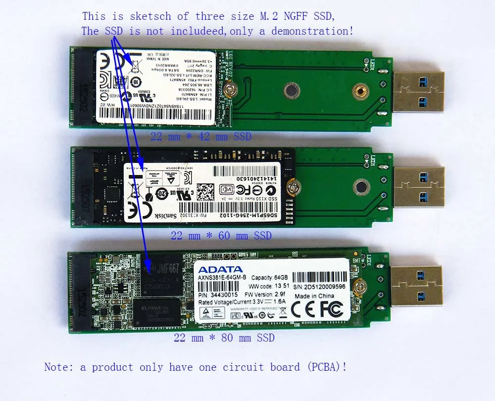 Корпус для внешнего жесткого диска с usb 3 0 на M.2 NGFF SSD|external enclosure|case usbusb3.0 to m.2 |