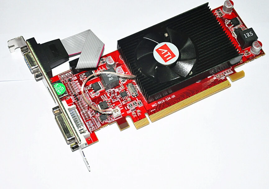  original graphics card Desktop computer game  for Sapphire HD7450 2G DDR3 DX11 DVI+VGA+HDMI video card free shipping 