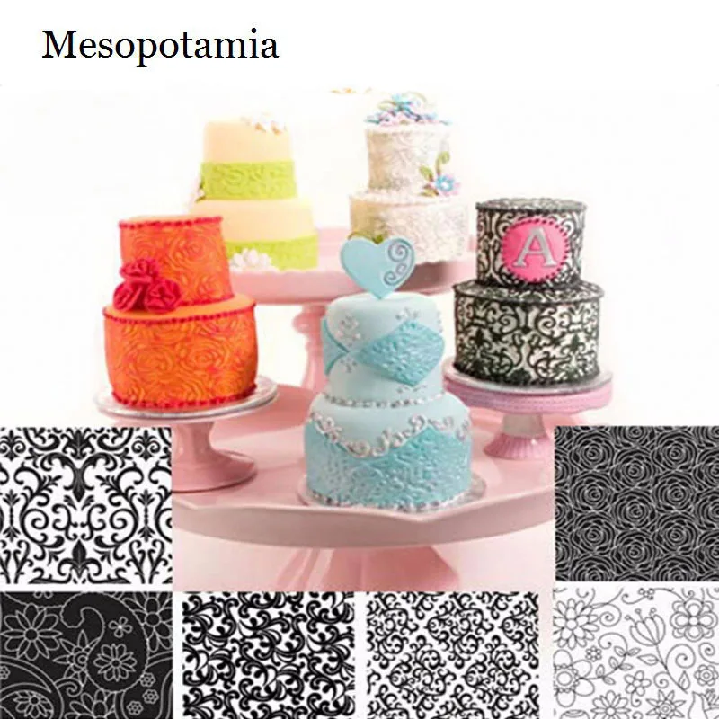 

DIY Scrapbooking Lace Flowers Texture Cake Cookies Mould Embossing File Templates Card Making Template Sewing Embossing Folders