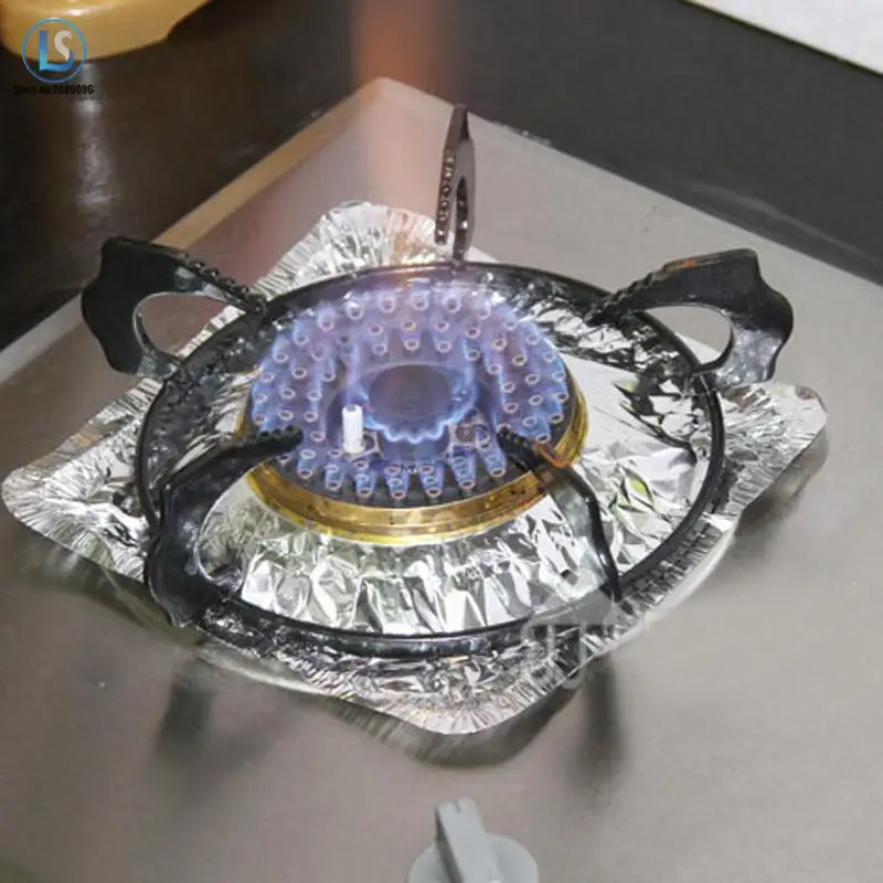 Gas stove aluminum foil paper high temperature resistant gas cooktop
