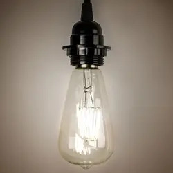 Ретро Винтаж короткозамкнутый гибкий светодиодный свет лампы накаливания затемнения E27 Новый