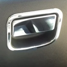 2 части из нержавеющей стали хромированные накладки обрамление на ручку открывания перчаточного ящика крышку дверцу бардачка для Lada Granta Kalina 2 Лада Гранта Калина 2