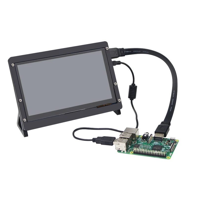 Raspberry Pi 7 inch LCD Display Touch Screen Acrylic Case Housing Bracket 7 inch Screen Acrylic Holder for Raspberry Pi 33B (6)