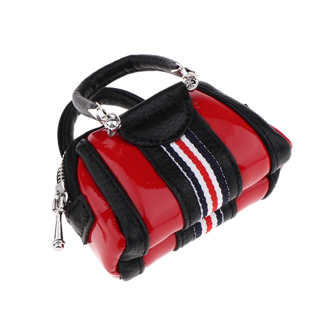 Handmade 1/6 PU Leather Handbag for Blythe 12 Inch Doll Party Outfit Collectibles Gift Dolls accessories