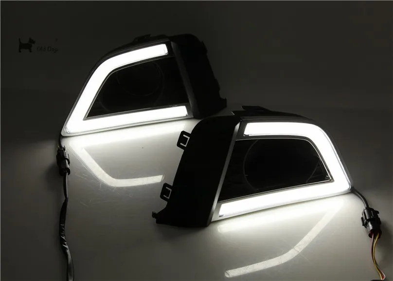 Для Honda fit DRL Светодиодный дневной ходовой светильник DRL противотуманная фара реле Дневной светильник для автомобиля