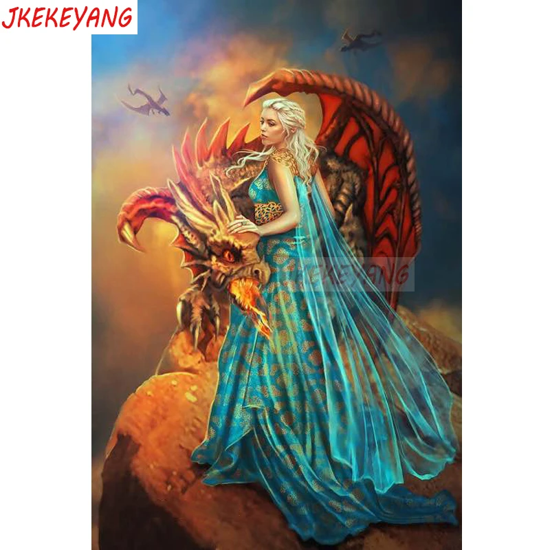 

5D Diy Diamond embroidery"Game of Thrones"Cross Stitch full square diamond painting,puzzle,home decor Y3190