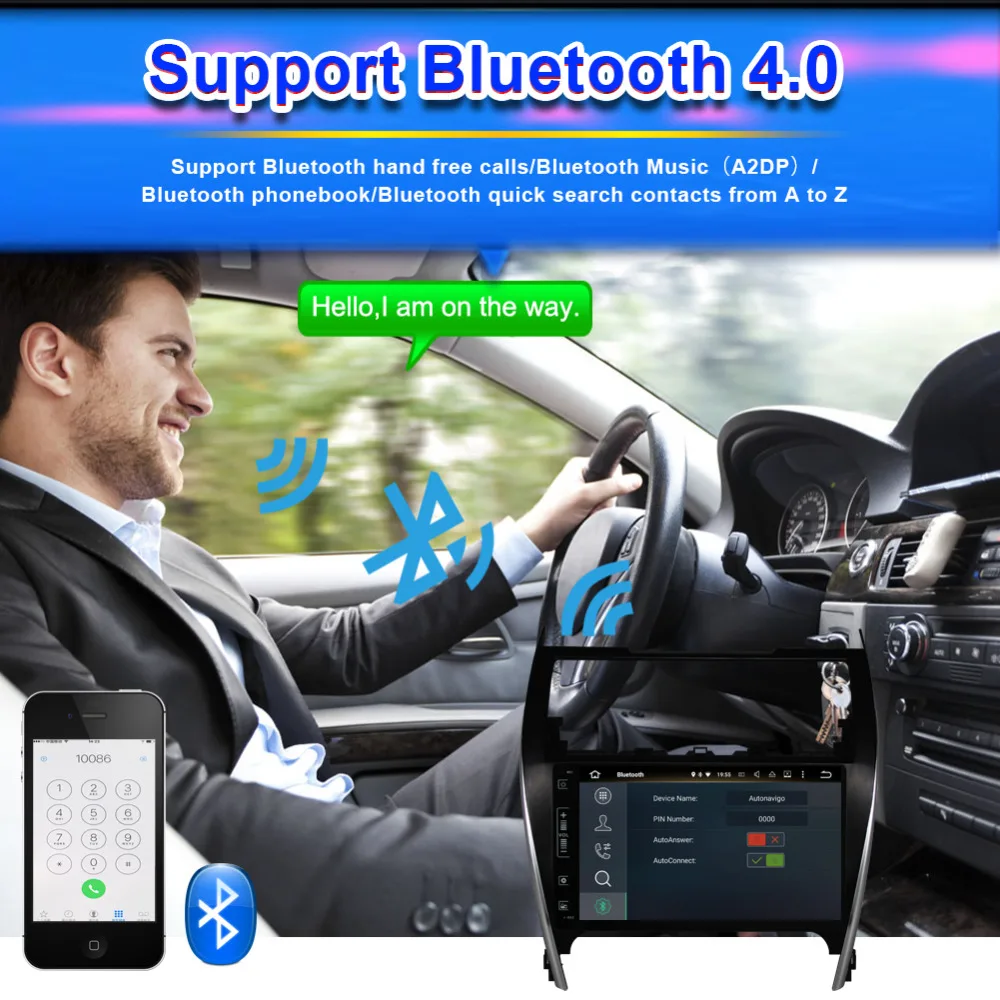 Android 8 0 IPS экран 4 Гб RAM Автомобильный GPS навигатор для Toyota Camry Европейский