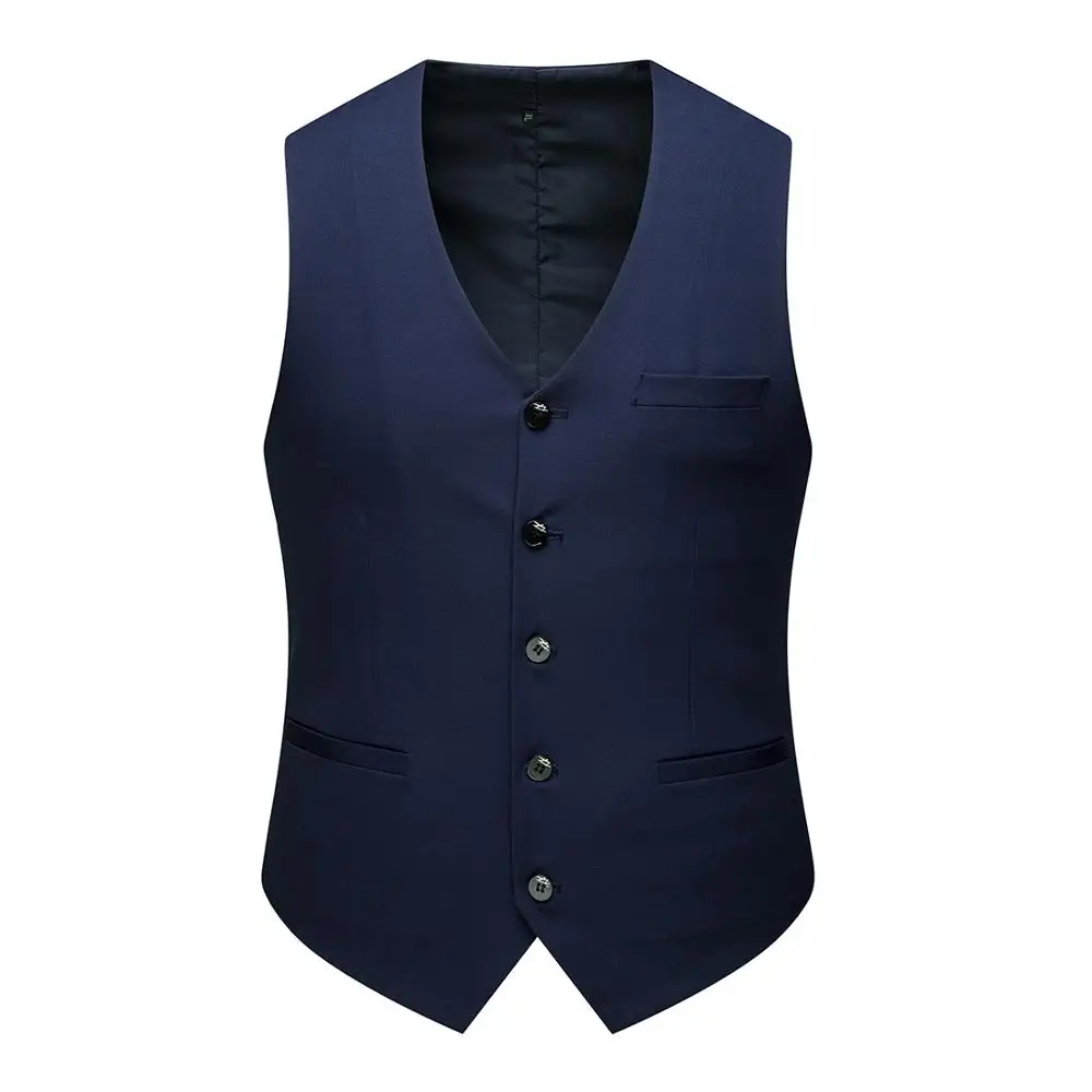Coldker Men's V-neck Sleeveless Slim Fit Jacket Casual Vests For Men ...