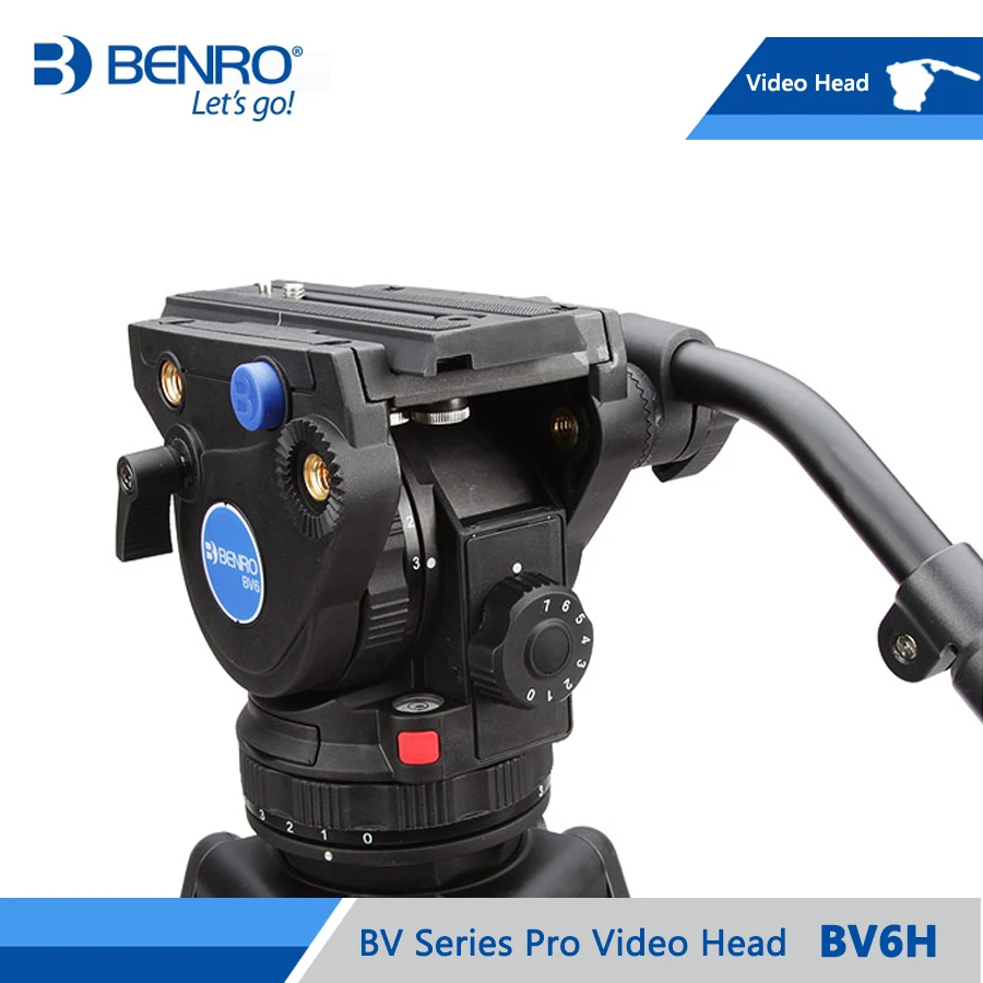 BENRO BV6H Video Head Hydraulic Fluid Video Heads QR13