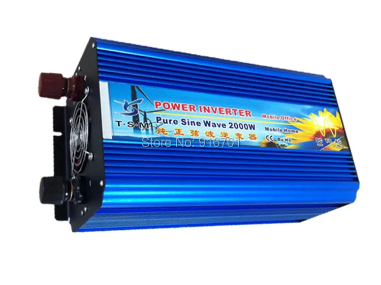 

2000W puhdas aalto invertteri DOOR TO DOOR FREE SHIPPING 48V DC to AC Solar Inverter 2000W Pure sine wave power inverter