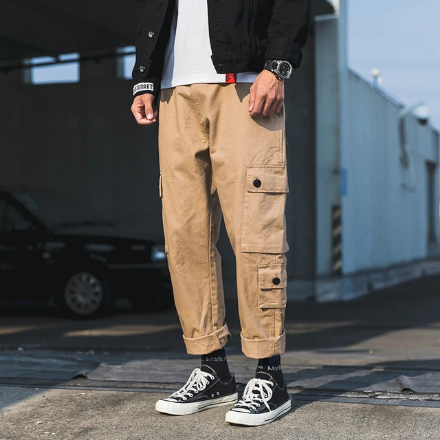 Privathinker Men Vintage Cargo Pants 2018 Mens Japanese Streetwear ...