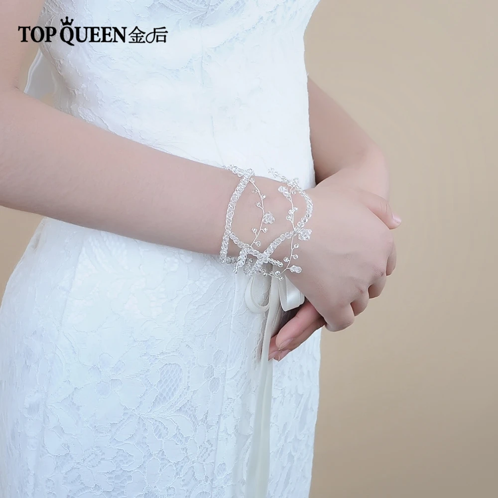 TOPQUEEN SH124 Свадебные ремни с кристаллами и жемчугом свадебный пояс-кушак для невесты Свадебные аксессуары серебряный пояс