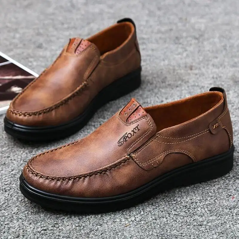

YEELOCA Fashion Mens Casual Shoes Spring Autumn Slip on Breathable Loafers Chaussure Homme Business Shoes Size 38-48 Dropshiping