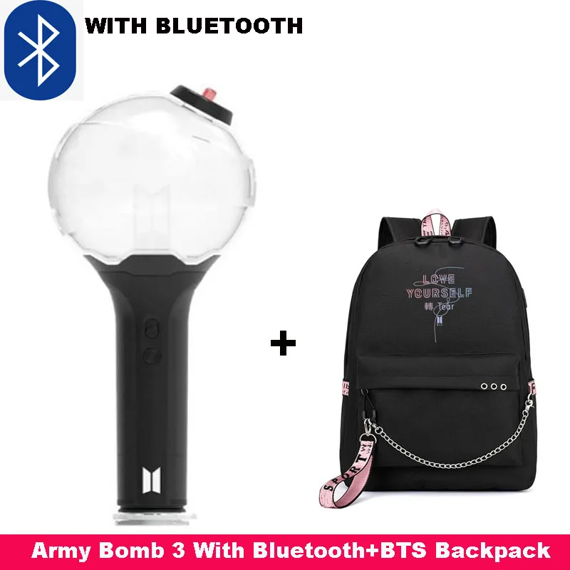 

ARMY BOMB 3 With Bluetooth BTS Light Stick Ver.3 Bangtan Boys Concert Glow Lamp Lightstick For BTS Concert Glowing Lightstick