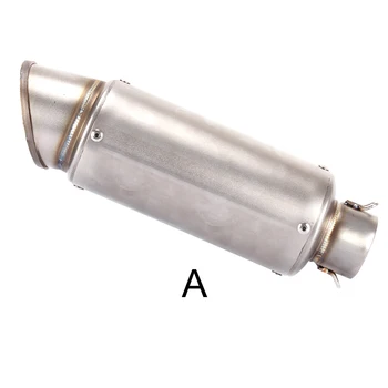 

Universal Motorcycle Exhaust Muffler Pipe 61MM Stainless Steel Carbon fiber For Ducati HYPERMOTARD 939 SP 696 MONSTER