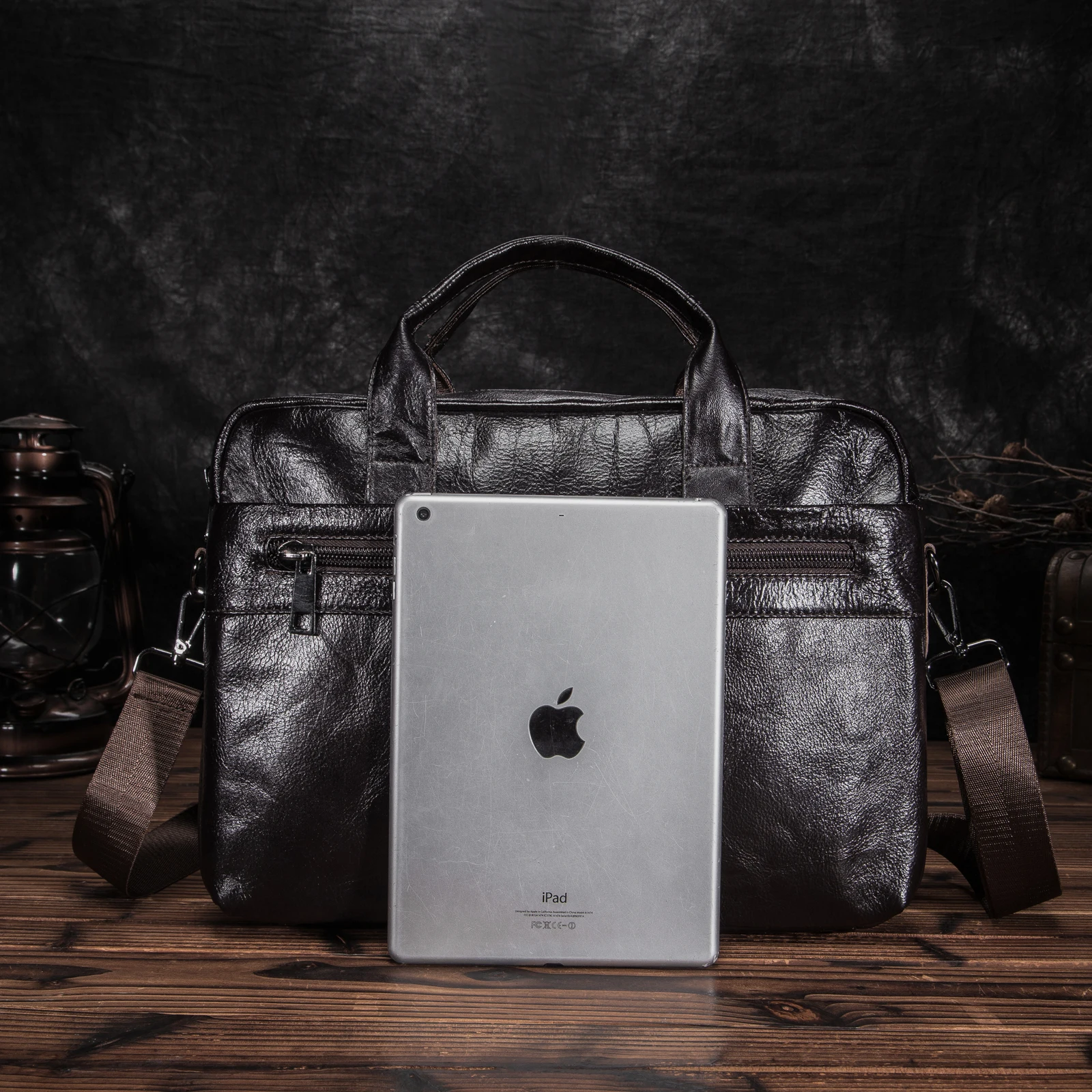 Najtaniej Olej woskowy skóra kawy projekt walizka biznesowa 15 \